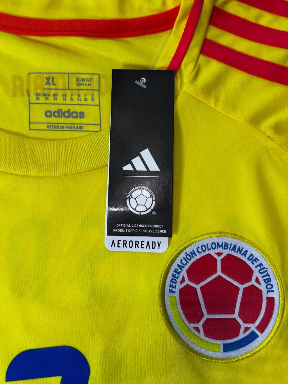 ✨ Colombia Luis Díaz #7 Home Soccer Jersey – Men’s XL – Fan Version ✨ - Picture 13 of 13